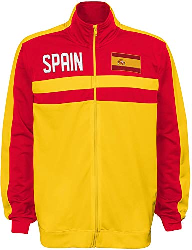 Outerstuff International Soccer Youth Boys 8-20 Track Jacket, Spain X-Large (18-20)