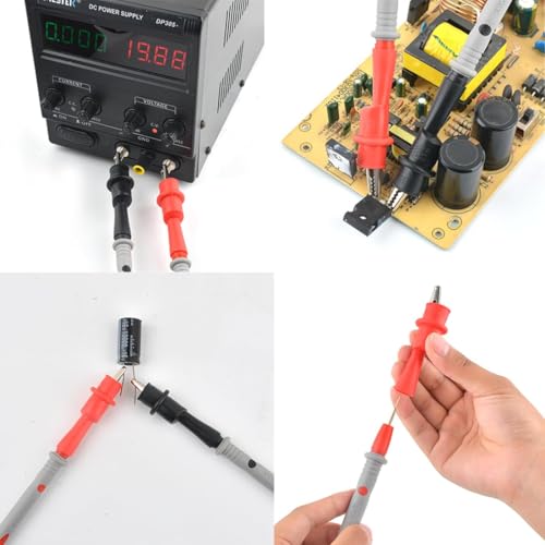 Image of Replacemen Push-on Alligator Clips for Multimeter Test Lead (8 PCS)