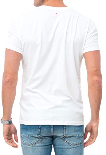 Red Feather Camiseta Forget Your Name Masculino, P, Branco