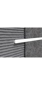 Battiscopa In Alluminio Per Interni Ed Esterni - Lunghezza 2 Metri, Resistente E Elegante - Foto 7