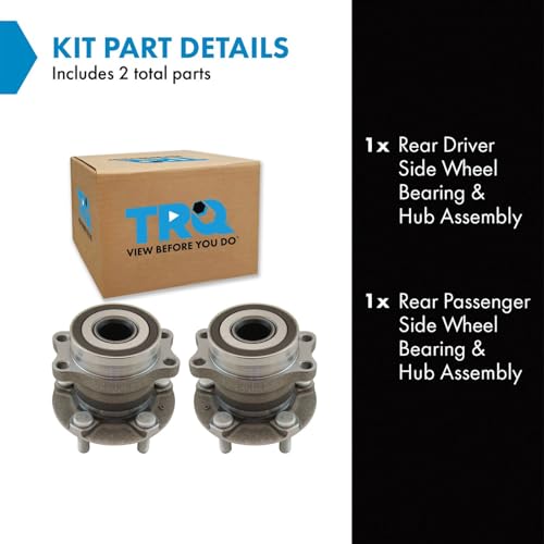 Image of TRQ Wheel Bearing and Hub Assembly Set for 2016-2021 Subaru Crosstrek