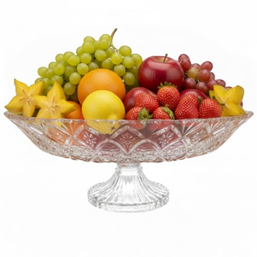 Fruteira de Vidro Beda Style Elegante