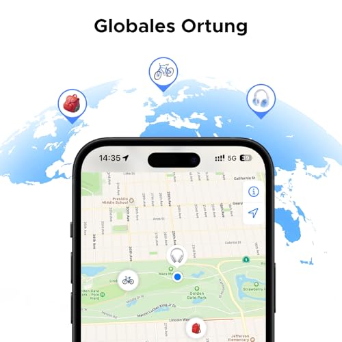 UGREEN FineTrack Slim kompatibel mit Apple Find My (nur iOS), Bluetooth Tracker Karte bis zu 7 Jahre Batterielebensdauer, 100dB Piepton, Geldbörsenfinder für Reisepass, Wallet, Rucksack (1 Pack)
