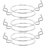 Beaupretty 6pcs Iron Pegboard Hooks for Shop and Garage, Double Wire Peg Hooks with 63mm Inner Diameter for Industrial Wall Organization and Tool Hanging