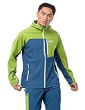 Softshelljacke mit Kapuze Jack Wolfskin Herren Eagle Peak Ii Softshell M Shell-Jacke, Indigo Blue, XXL