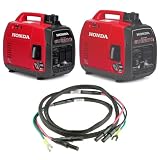 Honda EU2200i 2200W Portable Inverter Generator w. Companion and Parallel Cables