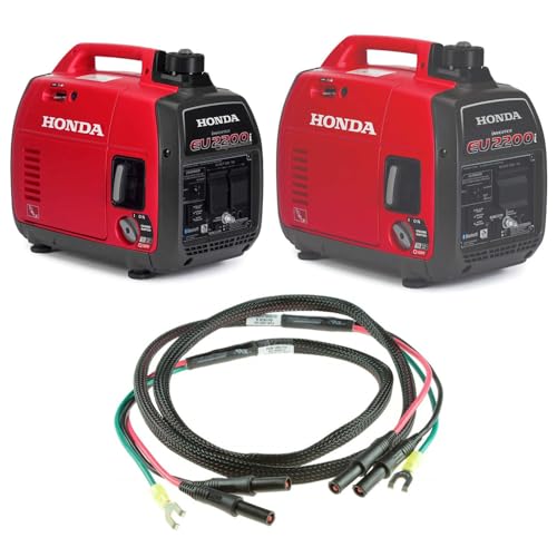 Image of Honda EU2200i 2200W Portable Inverter Generator w. Companion and Parallel Cables