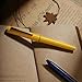 HONG DIAN C1 Fountain Pen Fine Nib, Glossy Black & Classic Retro Design Metal Pen with Ink Converter
