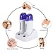 Mini Depilatory Wax Heater, Portable Cartridge Wax Depilatory Roller Warmer Heater Waxing Body Hair Removal Machine(Double Waxing Heaters)