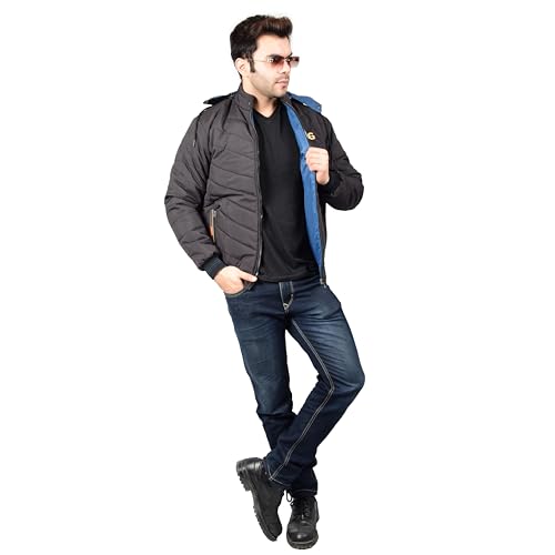 Image of Export Quality Reversible Puffer Jacket in AD94 Material best for Winterwear /Hiking /Biking /Camping /Mountaineering /Racing /Climbing /Tracking(Control Temperature up to 3 Degree Celsius.)(3C)