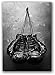 Surfilter Impresión en lienzo Arte vintage Guantes de boxeo Póster Cuadro de pared en blanco y negro Pintura deportiva para la sala de estar Decoración del hogar 27.5& rdquo; x 39.4"(70x100cm) S