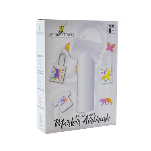 Marqueurs lavables Thunder Bee à jet d'air USB pour dessiner proprement à la maison dès 8 ans