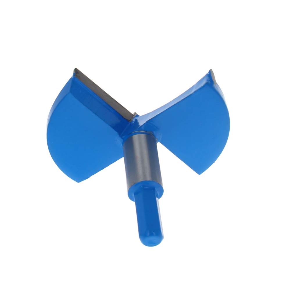 Forstner Drill Bits 100mm, Tungsten Carbide Wood Hole Saw Auger Opener, Woodworking Hinge Hole Drilling Boring Bit Cutter Blue 1pcs, (Bettomshin)