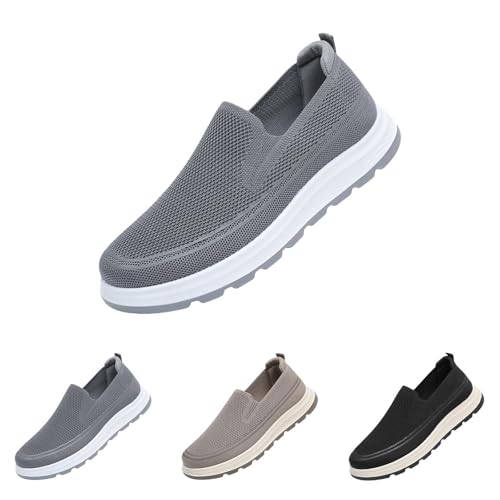 Mocasines casuales para hombre de malla transpirable clásicos y ligeros para el verano 4