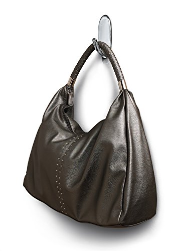 Command Large Hook, Pack 1 Hook and 2 Adhesive Strips, Transparent - Damage Free Hanging - Holds up to 1.8kg