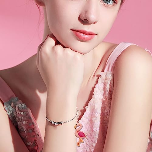 Lotikou 30 Pcs Flamingo Diy Charms,Cute Flamingo Charms,Flamingo Jewelry For Women,Flamingo Charms Pendants For Earring Necklace Bracelet Keychain Crafts Making #TOP6