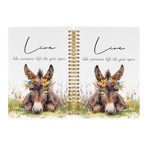 Carnet de notes inspirant âne, cadeau champêtre idéal pour agriculteur