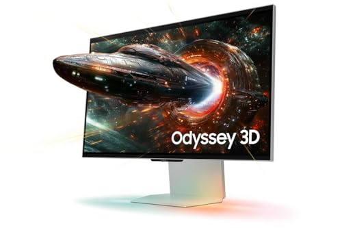 Samsung Odyssey 3D G90XF 27' IPS UHD 4K 165Hz Gray Monitor