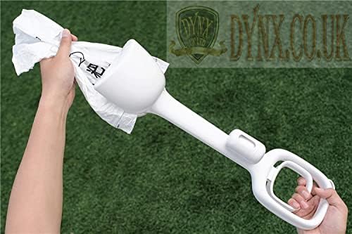 DYNX Beautifuly Designed Dog Pooper Scooper Pet Waste Clean Long Handle Luxary Durable, White, 484mm x 123mm x 100mm - Image 5