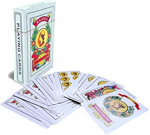 Playing Cards - Full Deck with 50 Cards - Smooth Plastic Coated Cards – Beautifully Artistic Traditional Design