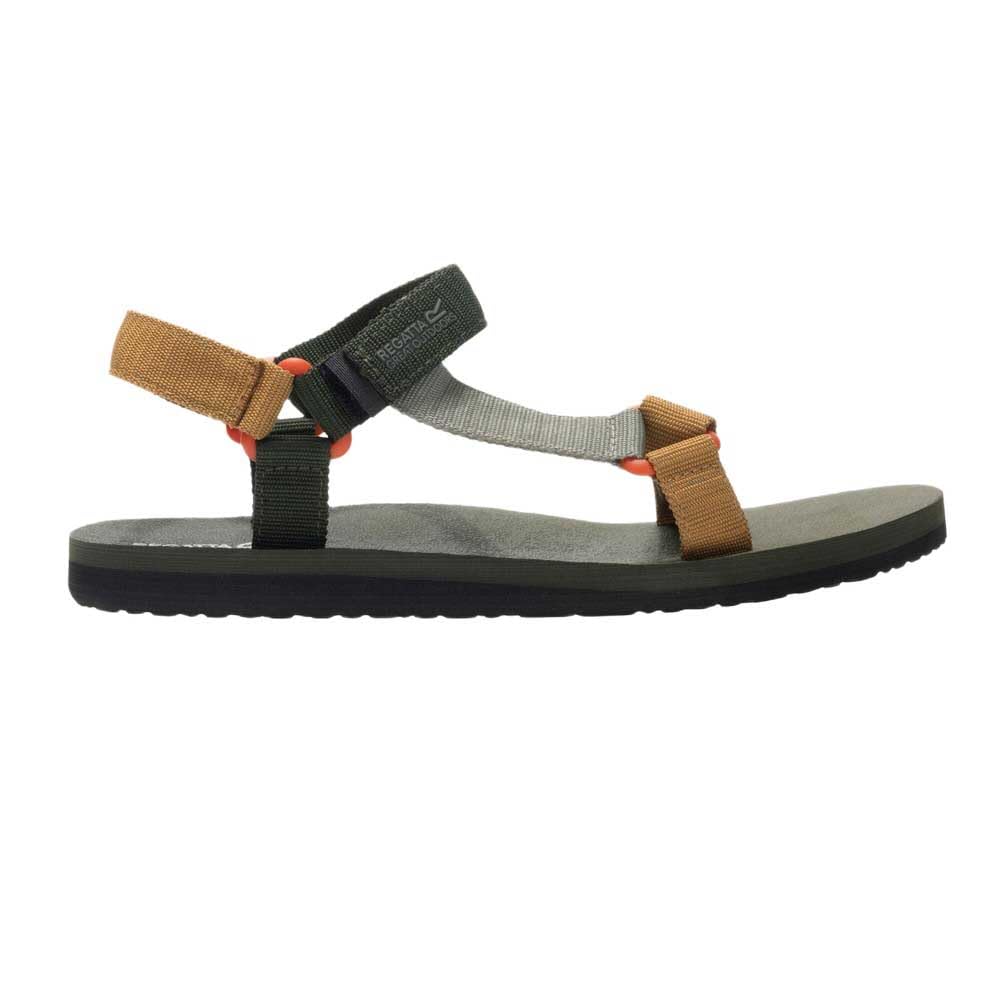 Regatta Mens Vendeavour Sandals Summer Holiday Beach Footwear Shoes Green