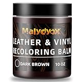 Malydyox Bálsamo de recoloración de cuero, kits de reparación de