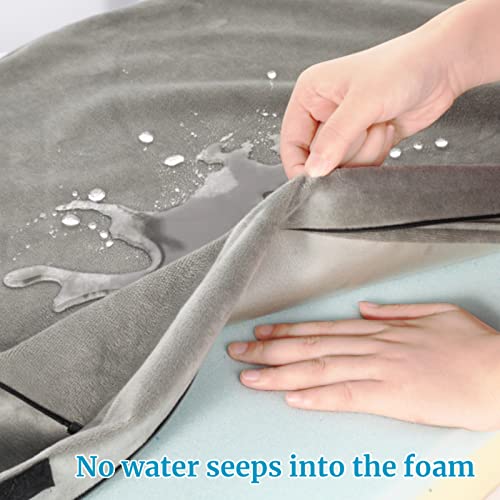 farexon Memory Foam Dog Bed for Medium, Large, Extra Large Dogs, Orthopedic Dog Bed Waterproof Mattress with Washable… - Image 4