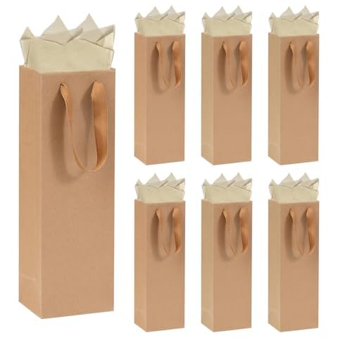 6 Pack Eco-Friendly Wine Gift Bags Cover