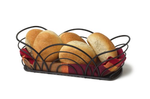 Spectrum Diversified Cesta de flores, design clássico de cozinha para pães, rolo, massa de muffins e