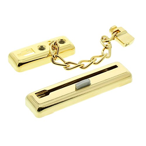 Burg-Wächter TKM 64 SB Cadena de Seguridad para Puertas, Latonado