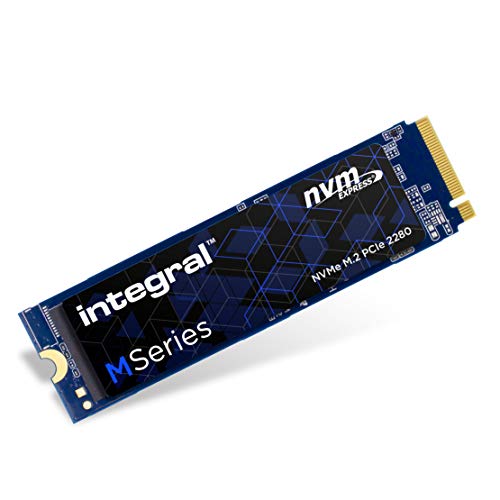 Integral 128GB SSD NVME M.2 2280 PCIe Gen3x4 R-1800MB/s W-600MB/s TLC M1 Solid State Drive