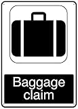 Baggage Claim Sign Rustic Metal Tin Sign Home Outdoor Art Wall Decorations For Cafe Bar Kitchen 12X8Inch