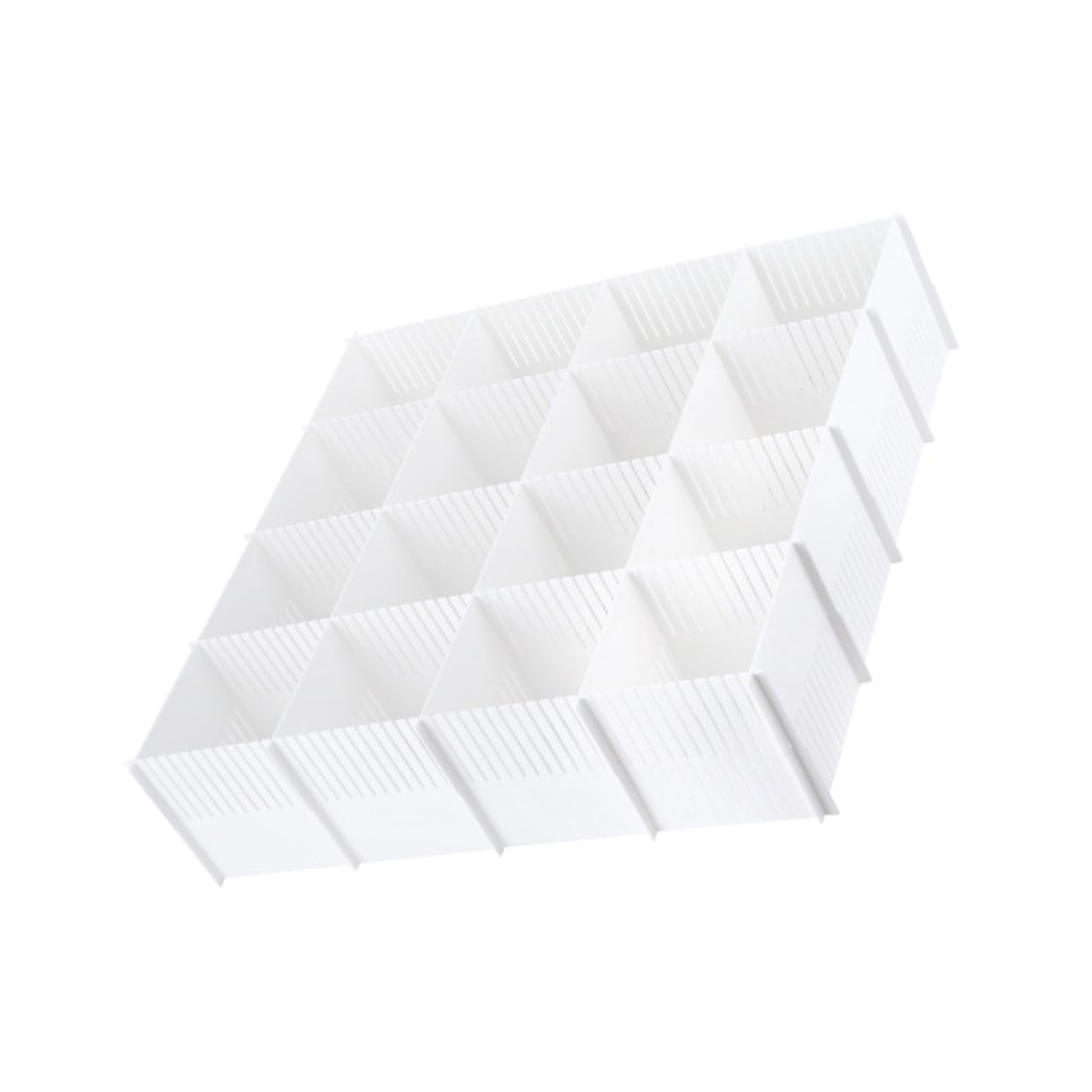 TOYANDONA Divisori Cassetto Bianco 10 Pezzi Plastico per Casa e Calzini