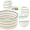 SnugNiture 3 Pcs 2x2x1ft Round Galvanized Raised Garden Bed Kit Outdoor, Metal Planter Box for Planting Plants Vegetables, White #1