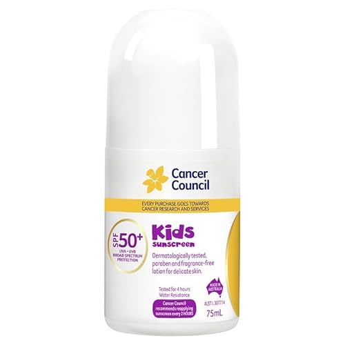 Cancer Council Kids Sunscreen �L�b�Y �T���X�N���[�� SPF50+ 75ml [���B�����i]