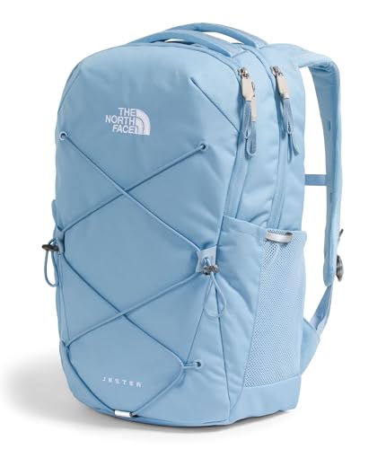 Image of The North Face Women's Jester Everyday Laptop Backpack - Commuter Travel Bag, Laptop Sleeve, Water-Repellent, Steel Blue, One Size