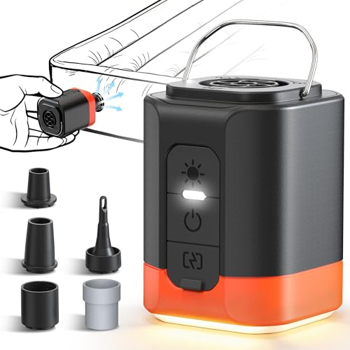 Portable Electric Air Pump for Inflatables, 2600mAh...