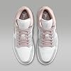 Nike Air Jordan 1 Low Zapatos para Mujer (Rosa Partícula/Blanco/Gris Neutro) 8