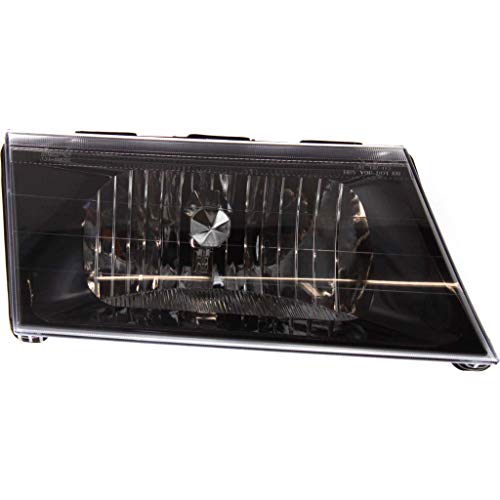 For Mercury Marauder Headlight Assembly 2003 2004 Passenger Side | Halogen | Black Interior | 3W3Z13008CA