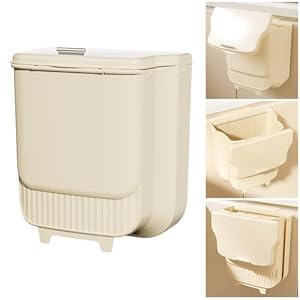 JOYZAN 蓋つき壁掛けゴミ箱 折りたたみゴミ箱 655円！プライム会員は送料無料！