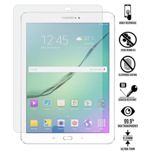 Image of Screenguard For Samsung Galaxy Tab S2 9.7 Inch (SMT820 /T825) / Samsung Galaxy Tab S2 9.7 (T810 /T813 /T815 /T819), Fiber Tempered Glass Screen Protector, Screen Guard