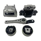 BST BSSP Engine Motor & Transmission Mount Kit Compatible with Volkswagen 2006-2010 Jetta 2.5L for 12-14 VW Beetle for 10-14 Golf 2.5 Jetta for 06-09 Wolkswagen Rabbit 1K0199262BC 1K0199262BC