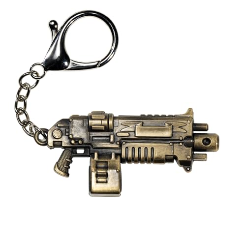 Image of Starforged Warhammer 40K Space Marines Boltgun Keychain Space Marine 2 Weapon