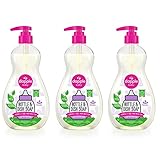 DAPPLE Baby Bottle and Dish Liquid, Lavender Dish Soap, Plant Based, Hypoallergenic, 16.9 Fluid Ounces (Pack of 3)