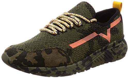 Diesel Men's Skb S-Kby-Camou Sneaker, Olive/Green, 11 M Us #TOP13