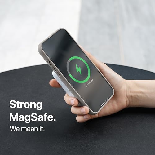 Image of TineeOwl for iPhone 16 Pro Max Magnetic Case, [Covered Camera Control Button], Compatible with MagSafe, TPU, Minimalist, Slim /Thin, Grippy - Dune Series (Stone, iPhone 16 Pro Max)