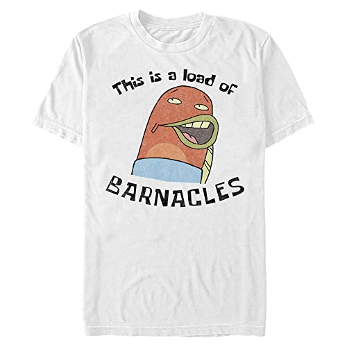 T-shirt Barnacles Nickelodeon pour homme en coton casual noir