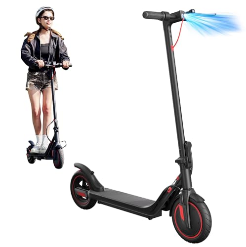 Image of iScooter Electric Scooter Adults, 18 /15 /12 Miles Long Range,22 /19 /18 Mph Top Speed, Commuting Electric Scooter with Cruise Control, Double Braking Systems Escooter for Adults and Teens