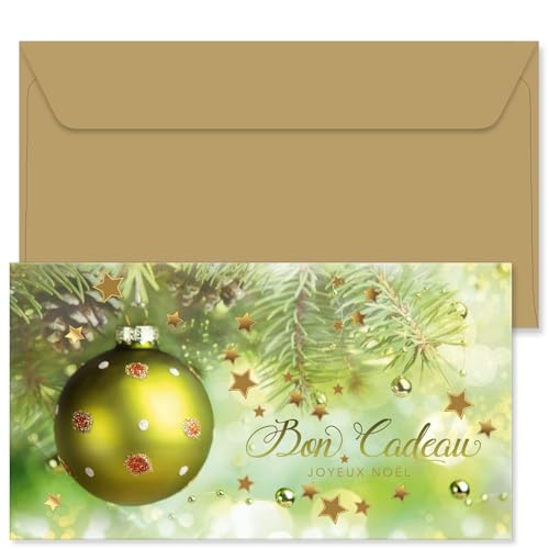 Bons cadeaux de Noël à remplir POS BON pour gâter vos proches au pied du sapin