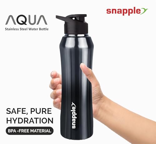 Image of Snapple Aqua 1000ml Water Bottle for Sports | Daily Use | Fridge | Gym | Home | Office | 1000 ml Water Bottle